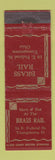 Matchbook Cover - Brass Rail Youngstown OH WEAR