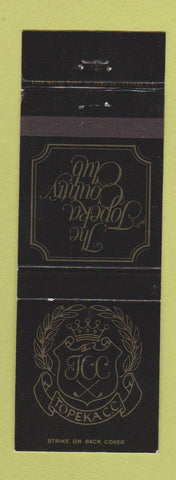 Matchbook Cover - Topeka Country Club KS
