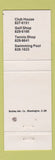 Matchbook Cover - Bloomington Country Club IL