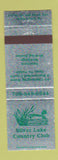 Matchbook Cover - Silver Lake Country Club Orland Park IL