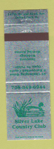 Matchbook Cover - Silver Lake Country Club Orland Park IL