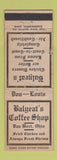 Matchbook Cover - Balyeat's Restaurant Van Wert OH WORN