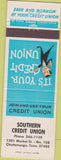 Matchbook Cover - Southern Credit Union Chattanooga TN