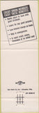 Matchbook Cover - Southern Credit Union Chattanooga TN