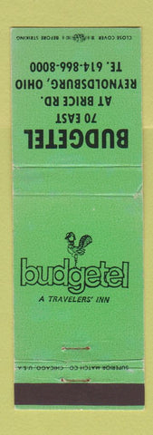 Matchbook Cover - Budget Travelers' Inn Reynoldsburg OH WEAR