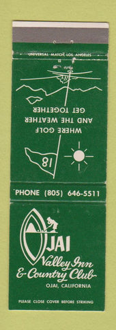 Matchbook Cover - Ojai Valley Inn Country Club Ojai CA