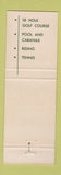 Matchbook Cover - Ojai Valley Inn Country Club Ojai CA