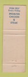 Matchbook Cover - Croatian American Club Akron OH WEAR