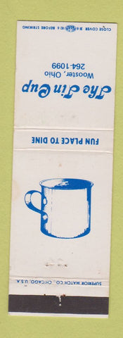 Matchbook Cover - The Tin Cup Wooster OH