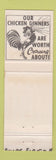 Matchbook Cover - Bisotti's Restaurants Aberdeen OH Richmond KY WORN