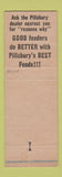 Matchbook Cover - Pillsbury's Feeds Foltz Flour Salem OH