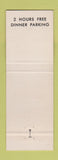 Matchbook Cover - Caproni's Restaurant Cincinnati OH Italian