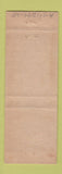 Matchbook Cover - Mears Manor Restaurant Sandyville OH