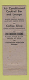 Matchbook Cover - Mansfield Leland Hotel Mansfield OH deco