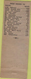 Matchbook Cover - Deter's Manor Motor Hotel Denver CO