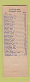 Matchbook Cover - Carl Wright Restaurant Van Wert OH