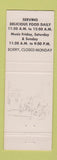 Matchbook Cover - Fiddler's Inn Parma OH WEAR