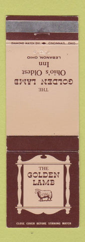 Matchbook Cover - Golden Lamb Inn Lebanon OH