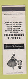 Matchbook Cover - Bleil's Garden Center Mentor OH girlie