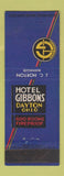 Matchbook Cover - Hotel Gibbons Dayton OH