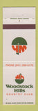 Matchbook Cover - Woodstock Hills Country Club