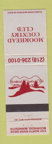 Matchbook Cover - Moorhead Country Club MN