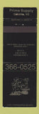 Matchbook Cover - Lakeshore Country Club Council Bluffs IA