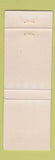 Matchbook Cover - Commodore Perry Inn Toledo OH