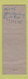 Matchbook Cover - Hotel Reeves New Philadelphia OH WORN