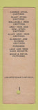 Matchbook Cover - Pettis Castings Forgings Cincinnati OH