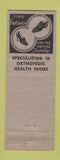 Matchbook Cover - Courtney's Foot Comford shoes Canton OH WEAR