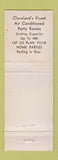 Matchbook Cover - Chef Louis Restaurant Cleveland OH WEAR