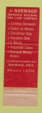 Matchbook Cover - Norwood Building and Loan Norwood OH