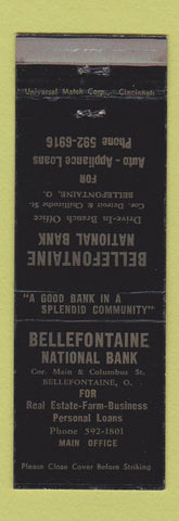 Matchbook Cover - Bellefontaine National Bank OH WEAR