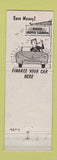Matchbook Cover - Bellefontaine National Bank OH WEAR