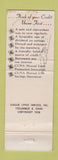 Matchbook Cover - North Electric Employees Credit Union Galion OH WEAR