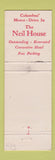 Matchbook Cover - Neil House Columbus OH