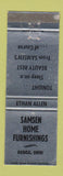 Matchbook Cover - Samsen Home Furnishings Genoa OH