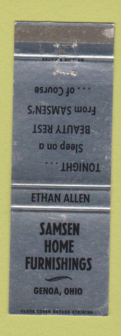 Matchbook Cover - Samsen Home Furnishings Genoa OH