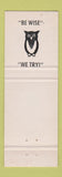 Matchbook Cover - Samsen Home Furnishings Genoa OH