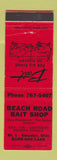 Matchbook Cover - Beach Road Bait Shop Glouster OH