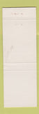 Matchbook Cover - The Peoples National Bank Greenfield OH