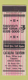 Matchbook Cover - Catalpa Tavern Lake Milton OH WEAR