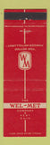 Matchbook Cover - Wel Met Company Kent OH Powder Metallurgy