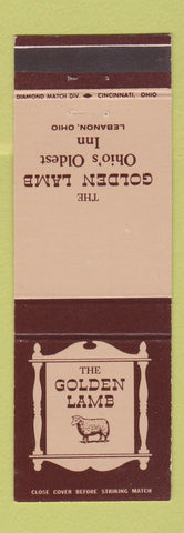 Matchbook Cover - Golden Lamb Inn Lebanon OH