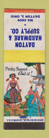 Matchbook Cover - Dayton Hardware Supply Dayton OH hillbilly