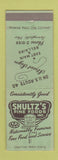 Matchbook Cover - Shultz's Fine Foods Springfield OH