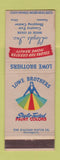 Matchbook Cover - Lloyds Lowe Brothers Paint girlie Canton OH