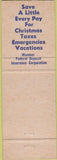 Matchbook Cover - Peoples Bank Steelton PA