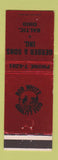 Matchbook Cover - Bob White Feeds Gerber and Sons Baltic OH
